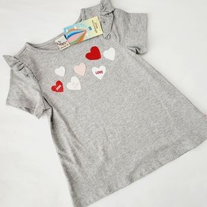 New Adventure Wear by Copper Key love heart tee. Perfect for Valentines